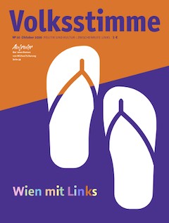 Cover der Oktober-Ausgabe der Volksstimme